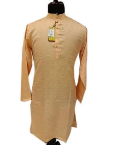Plain Cotton Kurta for Men