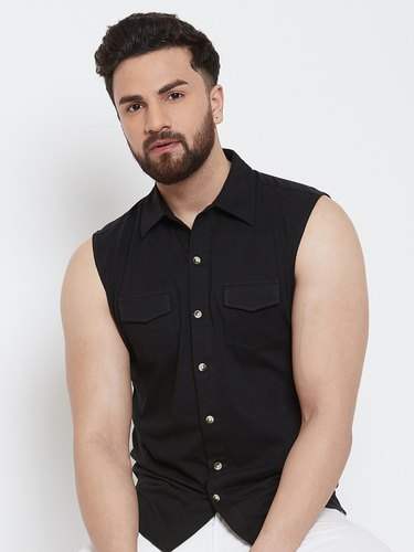 Men Sleeveless Shirt  by D.B.Creations