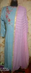 Stylish Muslin Kurti with Dupatta 