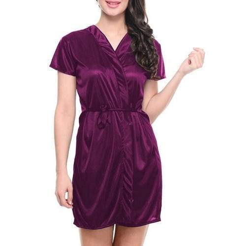 Ladies Plain Short Nighty 