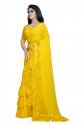 Get Yellow Georgette Saree By Anjaneya Sarees  thumb 1