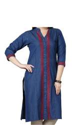 Designer Denim Kurti 