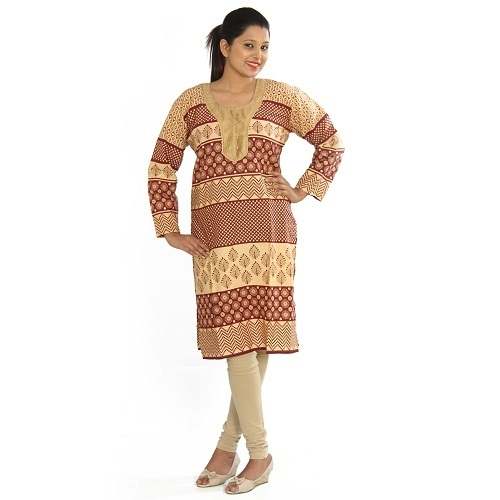 Printed casual Cotton Kurti by R. K. Garments