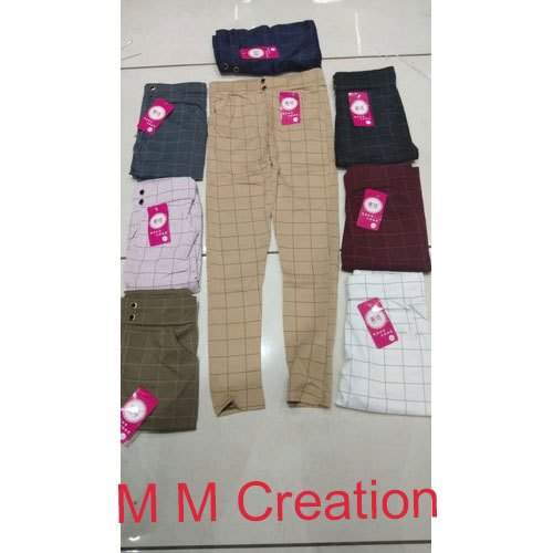 Ladies Cotton trouser Pant by M M Creation