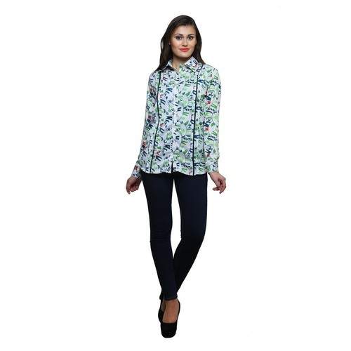 Designer Printed ladies Shirt 