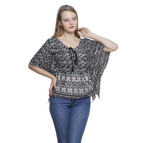 Designer printed western Top 