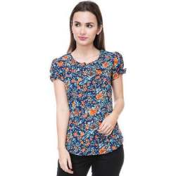 Western Floral Printed Ladies Top
