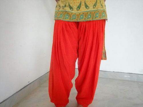 Ladies Plain Casual wear Patiala Pant  by Kashvi Creation
