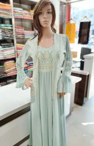 New Arrival Shrug Style Long Kurti At Wholesale by Charming