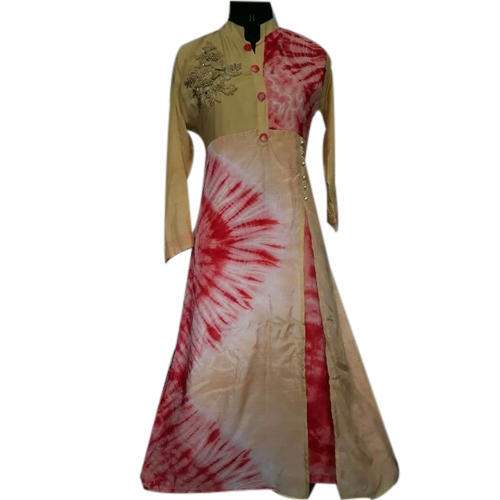 Cotton Printed Layered Kurti by New City Collection
