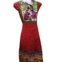 Embroidered Cotton Anarkali Kurtis 