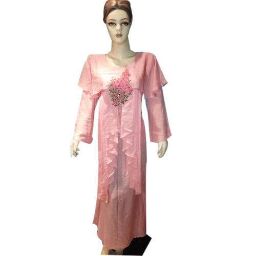 Designer Pink Muslin Kurti  by Prince Apparels