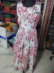 Ladies Flowery Printed Tunic Kurti