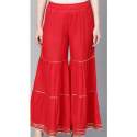 Ladies Cotton Sharara Style Palazzo 