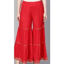 Ladies Cotton Sharara Style Palazzo 