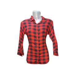 Ladies Cotton Checks Shirt 