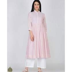 Designer Rayon Collar Neck Kurti 