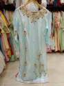 Beautiful Embroidered Silk Kurti 
