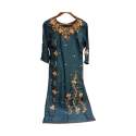 Beautiful Embroidered Silk Kurti  thumb 1