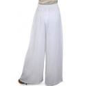 White Rayon Pocket palazzo Pant