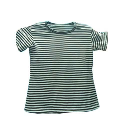 Daily wear Cotton Stripe T shirt by K.D. ENGINEERING