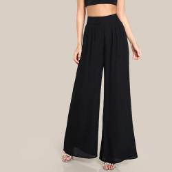 High Waist Black Palazzo pant