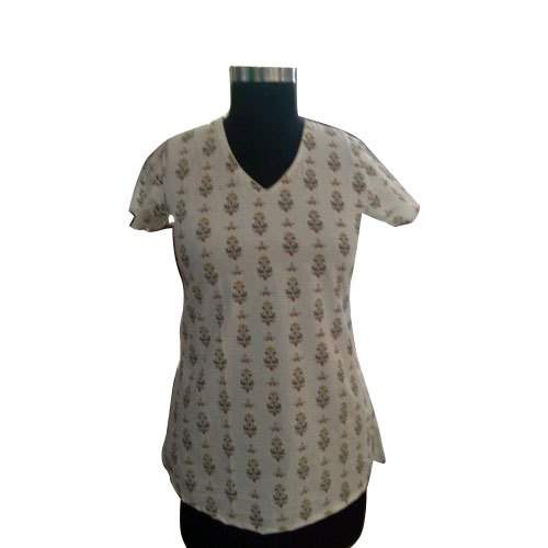 Jaipuri Cotton printed Ladies Top  by Madhav Industries