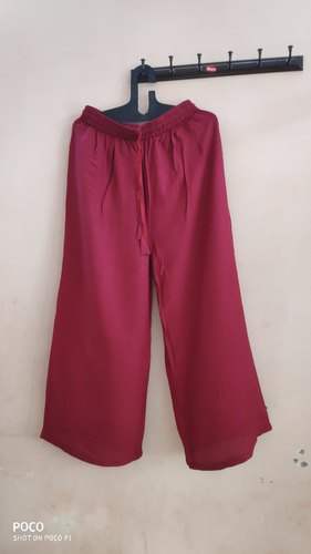 Stretchable Rayon Palazzo Pant by Madhav Industries