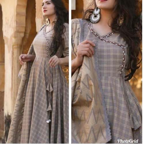 Party wear Angrakha Style Kurti by Rudra Trading Co.