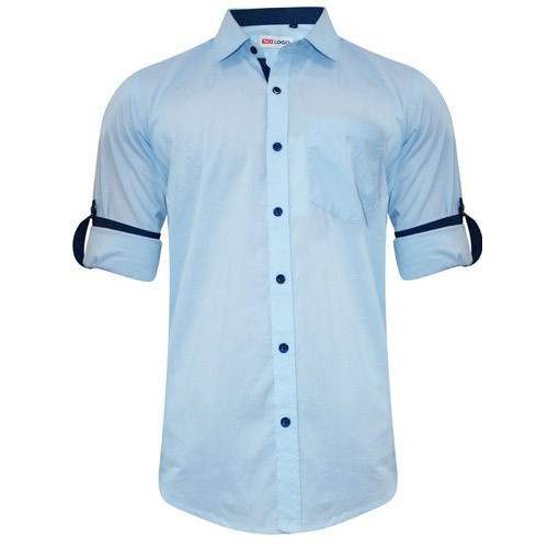 Plain Casual Gents shirt by Export Plus