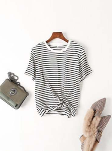 Girl Black and white t shirt 