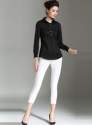 Plain Black Ladies Shirt  thumb 1