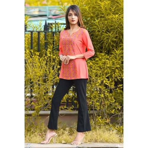 casual wear ladies Top  by Shiv Ali Creation