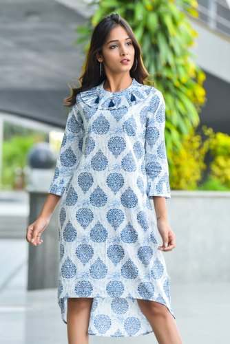 Stylish Short Cotton Kurti  by Shiv Ali Creation