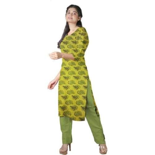 Regular Fir Rayon Printed Kurti  by Shalyn Fiore