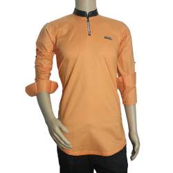 Mens Plain Short Kurta 