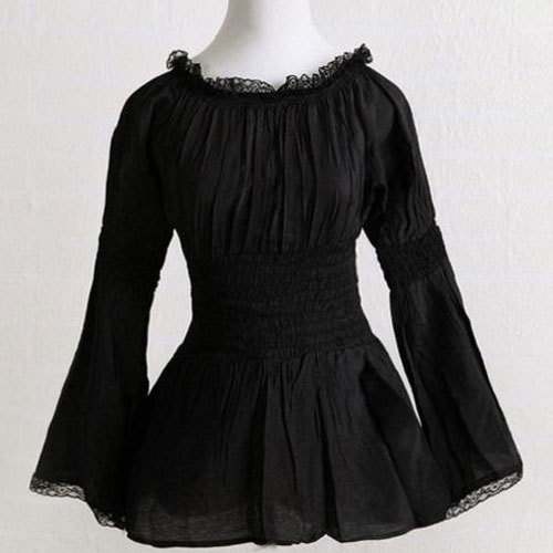 Elegant Western Black Top 