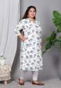 Cotton A Line Printed Kurti For Women thumb 5