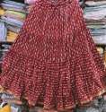 Fancy Jaipuri Printed Long Flared Skirts For Women thumb 9