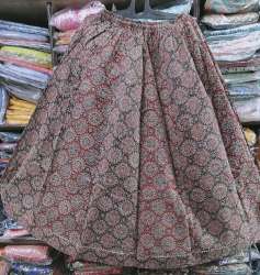 Fancy kali Style Flared Printed Skirt For Women
