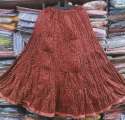 New Collection Flared Printed Jaipuri Long Skirt  thumb 10