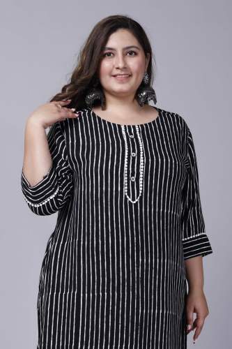 New Collection Rayon Straight Pattern Kurti by Lashkarina Fashion