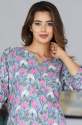 Trendy Cotton Printed Night Suit For Women thumb 4