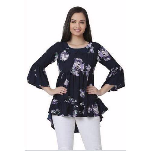 Designer Floral Printed Top by Varavastra