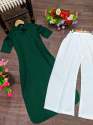 Beautiful Rayon Kurti with palazzo pant Set thumb 8