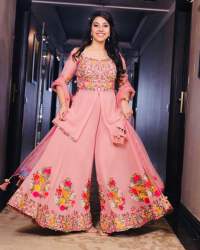 Exclusive Heavy Georgette Sharara Suit Set