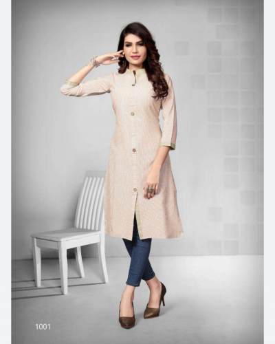 Mew Arrival 100% Khadi cotton Kurti