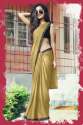 Trendy Collection of Plain Satin Silk saree thumb 4