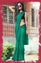 Trendy Collection of Plain Satin Silk saree thumb 5