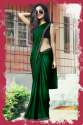 Trendy Collection of Plain Satin Silk saree thumb 6